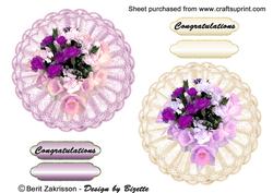 Tripple Frilled Round Toppers 2