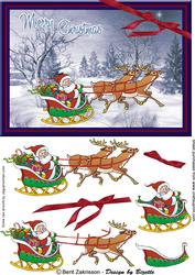 Santa with His Sledge
