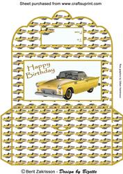 Golden T-bird Moneywallet