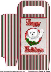 Christmas Bear Large Gift Bag