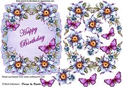 Flowers and Butterflies 2