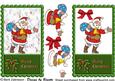 Santa with His Sack Green