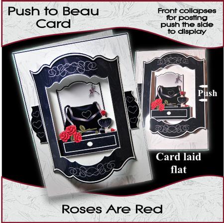 Push to Beau Card - Roses Are Red