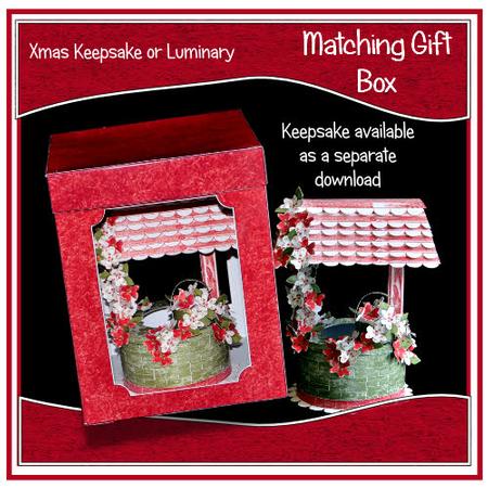 Wishing Well Keepsake Gift Box - Xmas