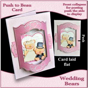 Push to Beau Card - Wedding Bears