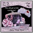 Glam Bag Shaped Card - Purple Haze