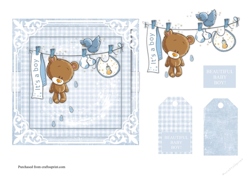 baby boy washing