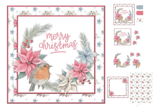 Christmas Wreath Robin