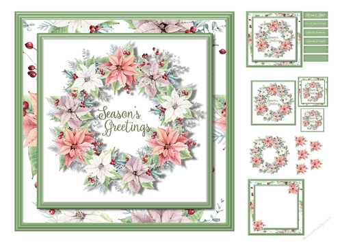 Wreath seasons greetings