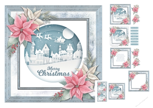 Christmas paper art