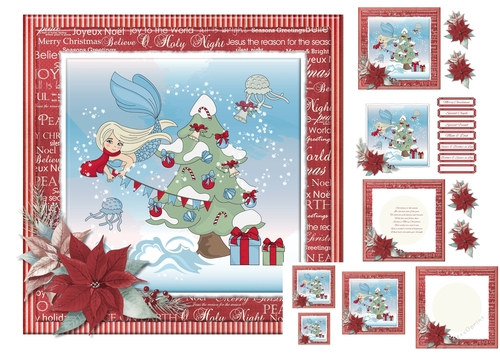 Mermaid Merry Christmas