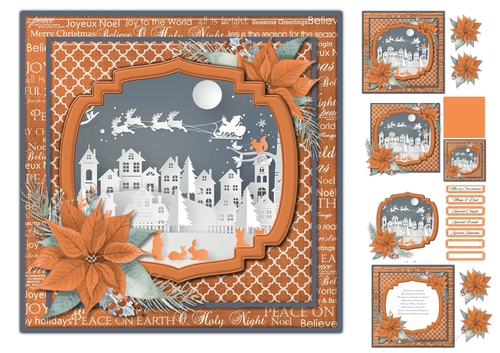 Merry Christmas Paper art 5