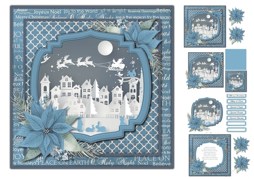 Christmas paper art 6