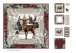 Christmas Reindeer 2a
