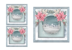 Christmas 3d paper art a4 1