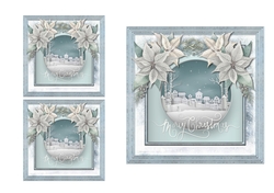 Christmas 3d paper art a4 3