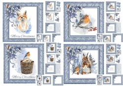 Christmas Watercolour Multi Animals
