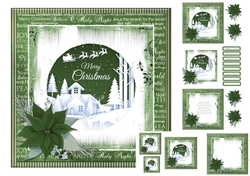 Merry Christmas Green