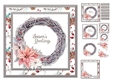   Seasons Greetings Wreath Vintage