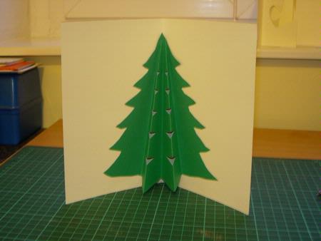 Christmas Tree Pop Out Card