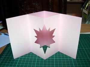 Square Card Star Popout Insert