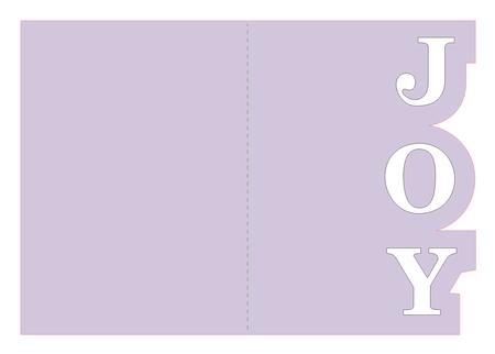 Joy Border Edge Card