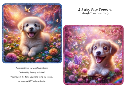 2 Baby Doggie Toppers