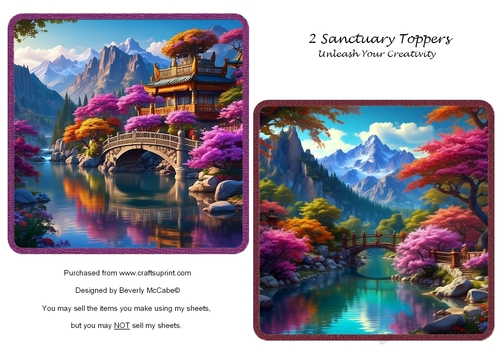 2 Fantasy Sanctuary Toppers