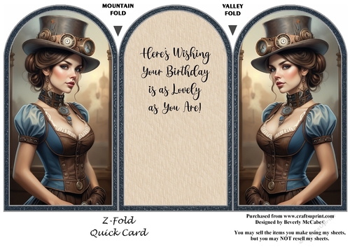 Lovely Birthday Z-Fold Quick Card