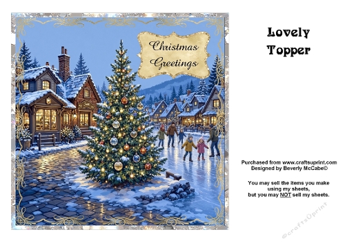 Christmas Greetings Topper