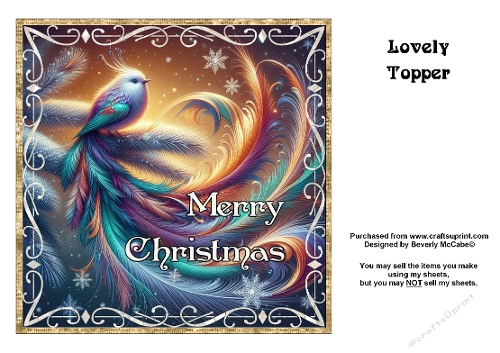 Merry Christmas Topper