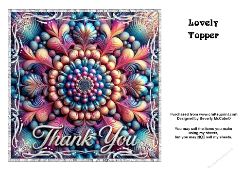 Thank You Topper
