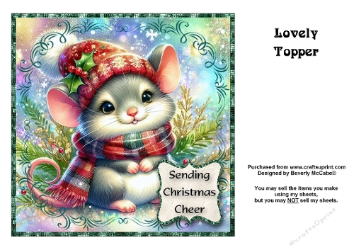 Sending Christmas Cheer Topper