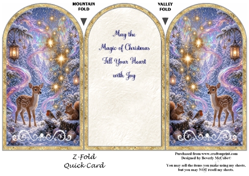 The Magic of Christmas Z-Fold Quick Card