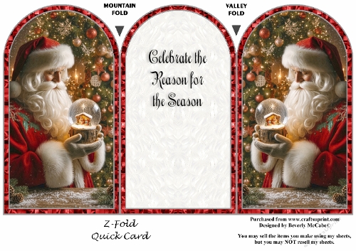 The Reason for the Season Z-Fold Quick Card