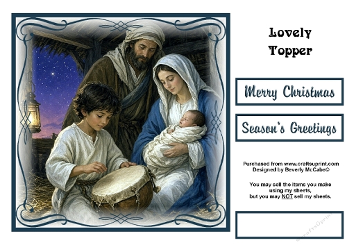 The Little Drummer Boy Topper