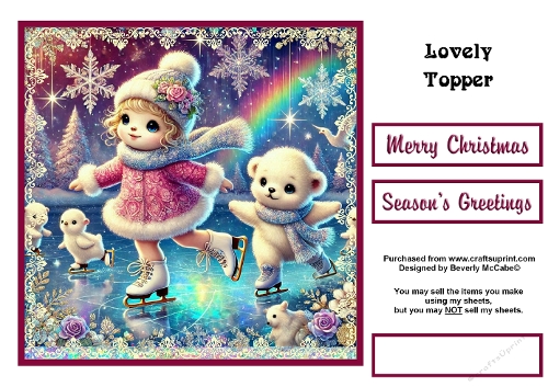Skate Party Topper