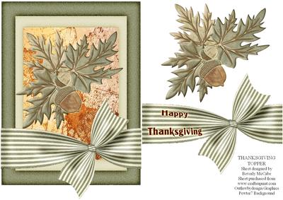 Autumn/thanksgiving Topper