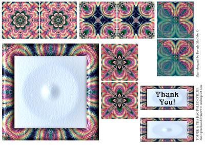 Tea Bag Folding Tiles & Topper