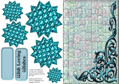 Terrific Teal Topper & Star Stacker