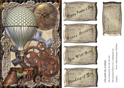 Steampunk Topper for the Guys