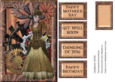 Steampunk Topper for the Gals