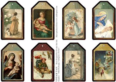 Vintage Christmas Tags