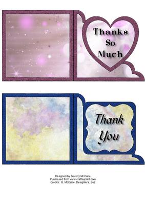 Two Thank You Cards