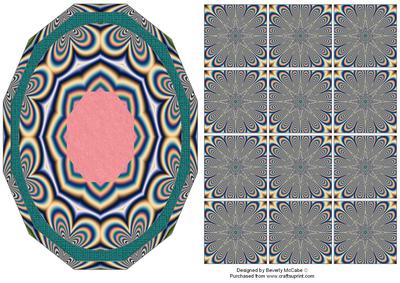 Polygon Topper & Tea Bag Folding Tiles #3