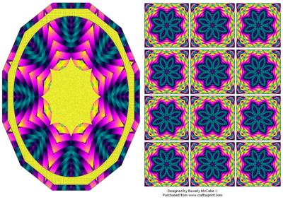 Polygon Topper & Tea Bag Folding Tiles #8