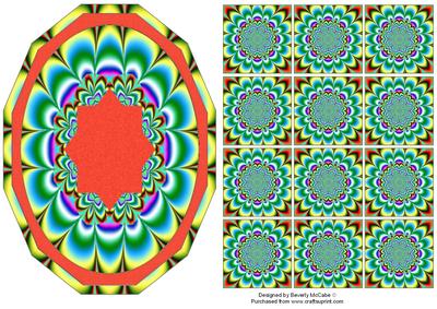 Polygon Topper & Tea Bag Folding Tiles #10