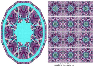 Polygon Topper & Tea Bag Folding Tiles #11