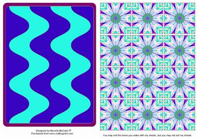 Wavy Topper & Tea Bag Tiles