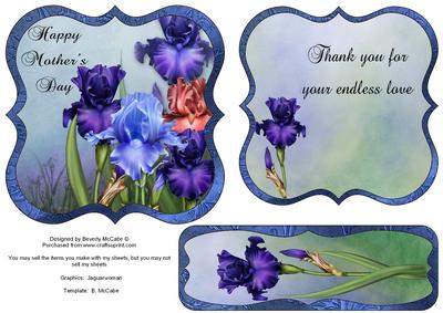 Mother's Day Topper, Insert & Bookmark